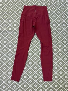 NWOT Lululemon Size 6 Dusty Rose Leggings with Pockets